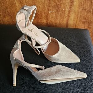 Lulu's Beige Suede Women's Heels